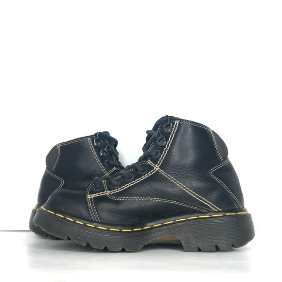 Vintage Dr Martens Made In England 8A07 Lowtop Lace Up Boots Women’s 7 Shoes - Picture 5 of 12